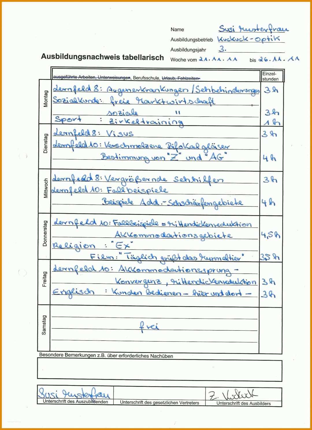 Allerbeste Ausbildung Berichtsheft Vorlage 1700x2338