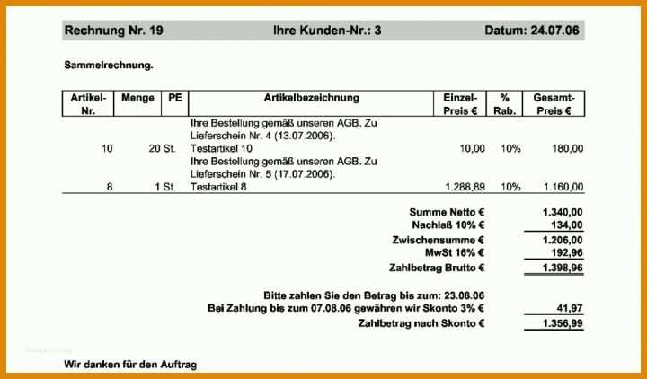 Außergewöhnlich Weiterbelastung Rechnung Vorlage 1024x600