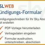 Auffällig Sky Fristlose Kündigung Vorlage 750x616