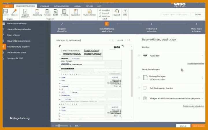 Steuererklärung Vorlage 2017 Vorlage Steuererklarung 2017 Sensationell Wiso Steuer 2017