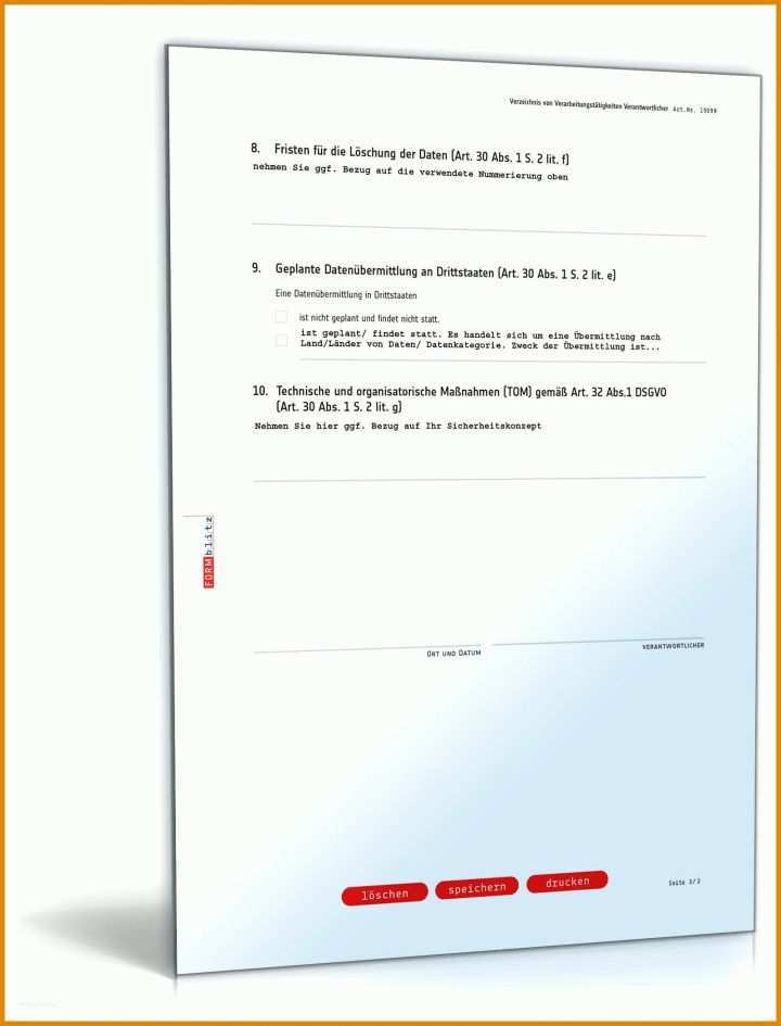 Überraschend Vorlage Verfahrensverzeichnis Dsgvo 1600x2100