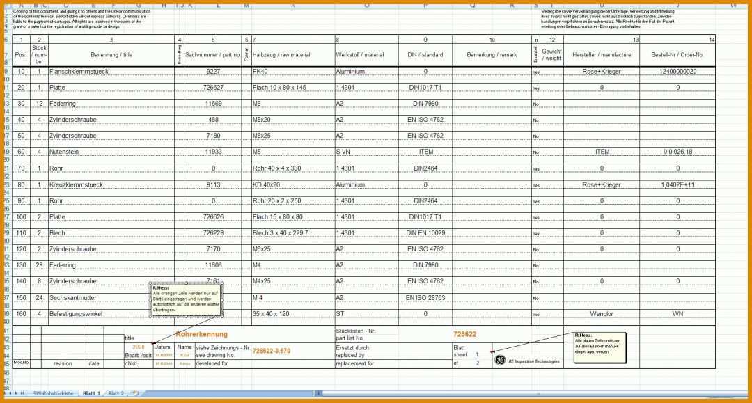 Empfohlen solidworks Zuschnittliste Vorlage 1779x953