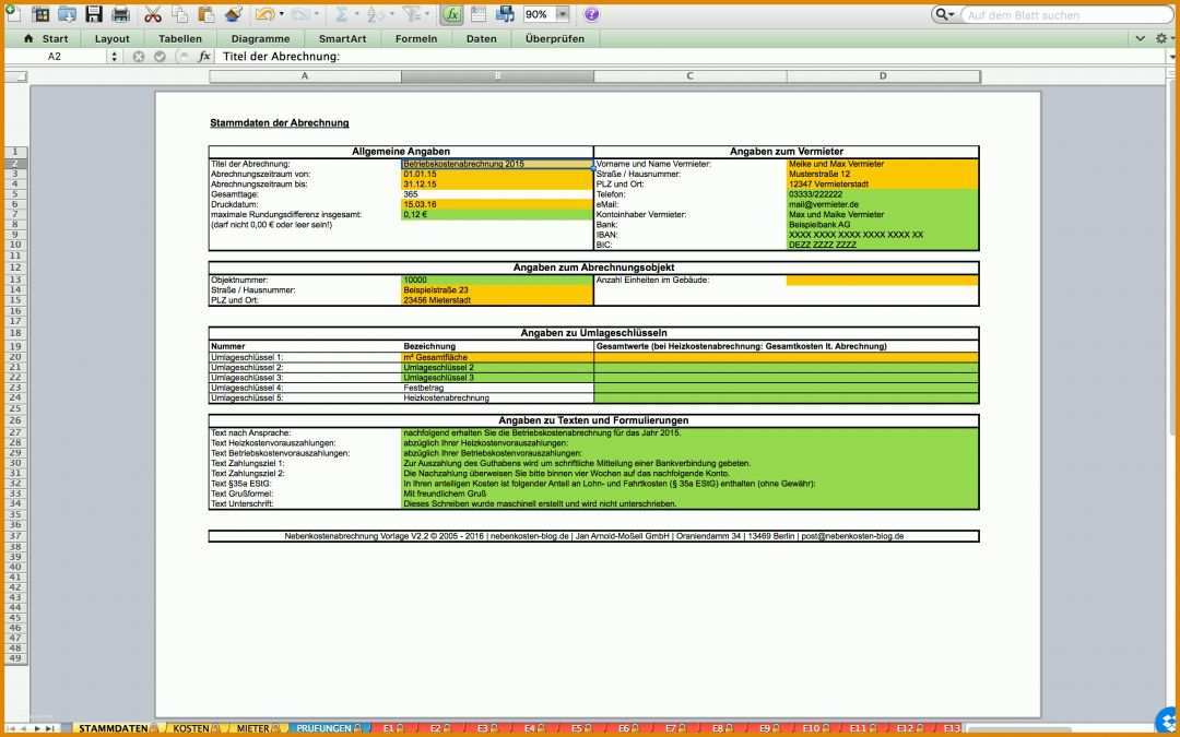 Ausnahmsweise Heizkostenabrechnung Vorlage Excel 2560x1600