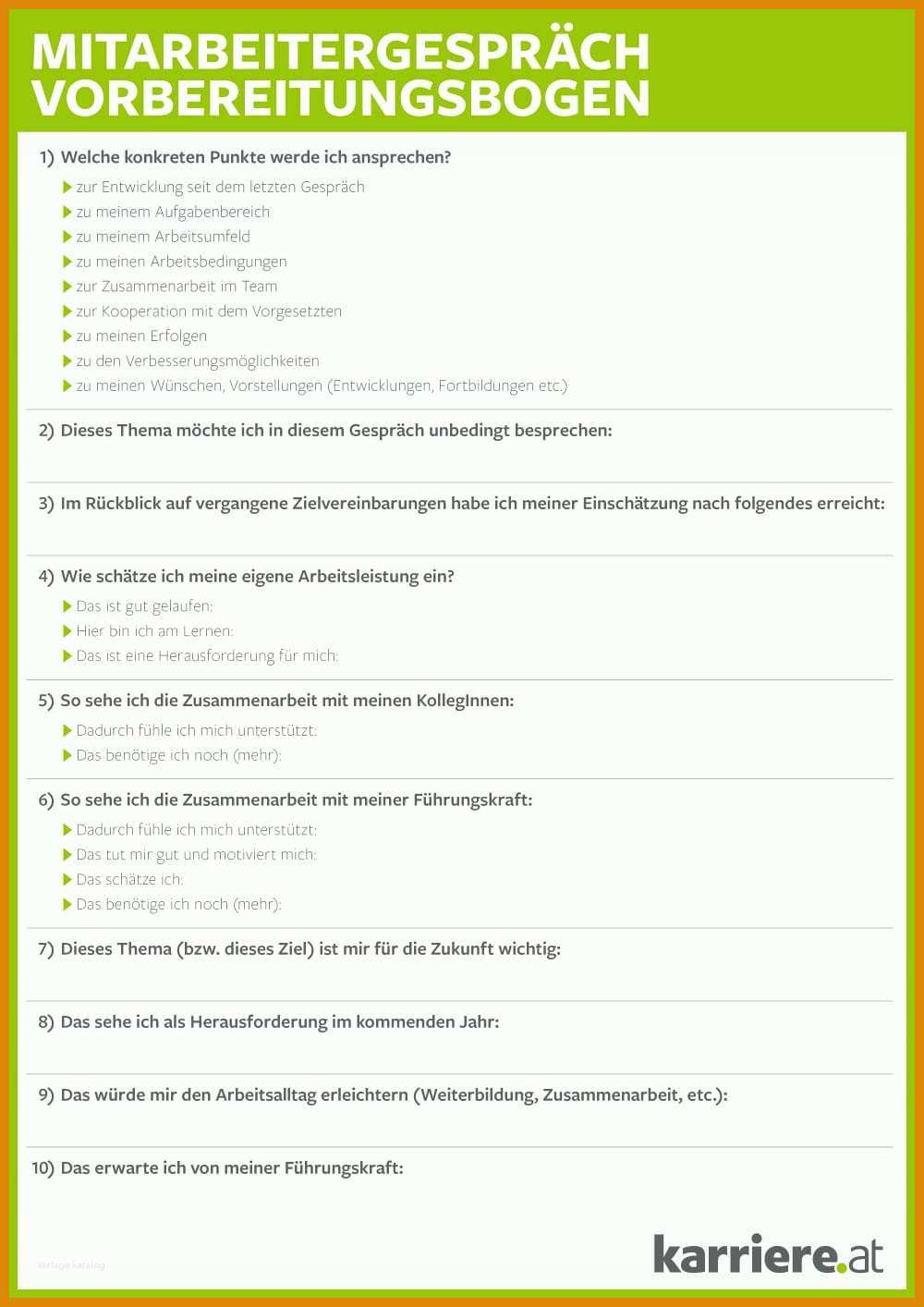 Allerbeste Mitarbeitergespräch Mit Checkliste Gut Vorbereitet 436234 Muster And Vorlagen 