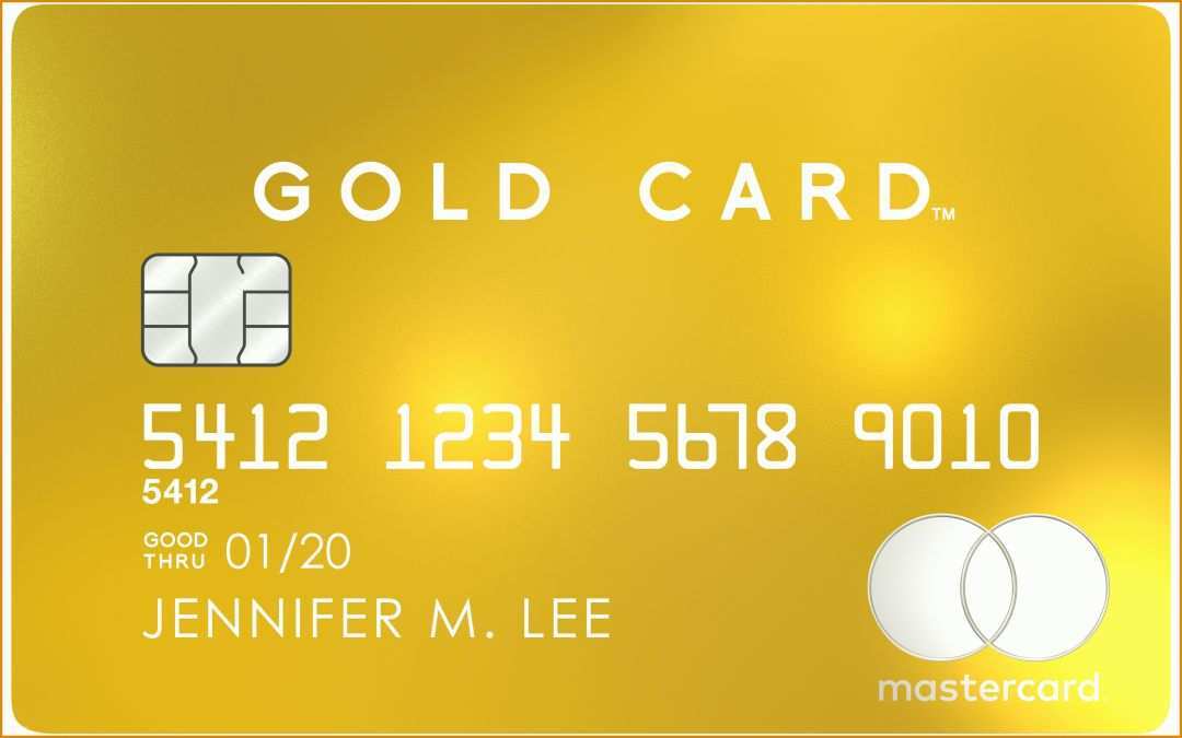 Angepasst Mastercard Gold Kündigen Vorlage 4800x3000