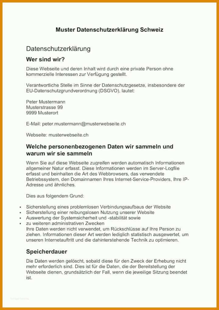 Kreativ Datenschutzerklärung Kundendaten Vorlage 868x1227