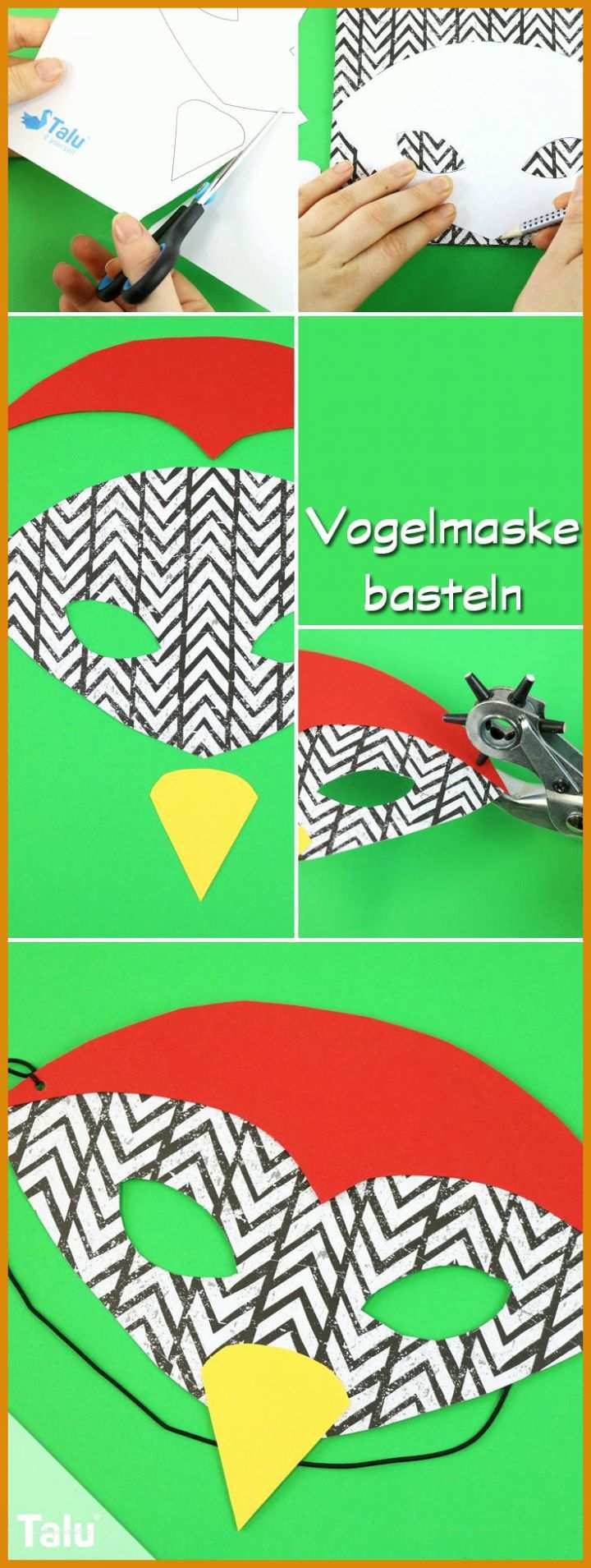 Beste Vogelmaske Basteln Vorlage 737x1954