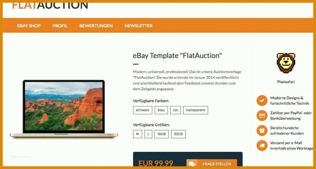 Beeindruckend Ebay HTML Vorlage 1154x620