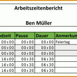 Staffelung Excel Vorlage Zeiterfassung Mitarbeiter 2046x901