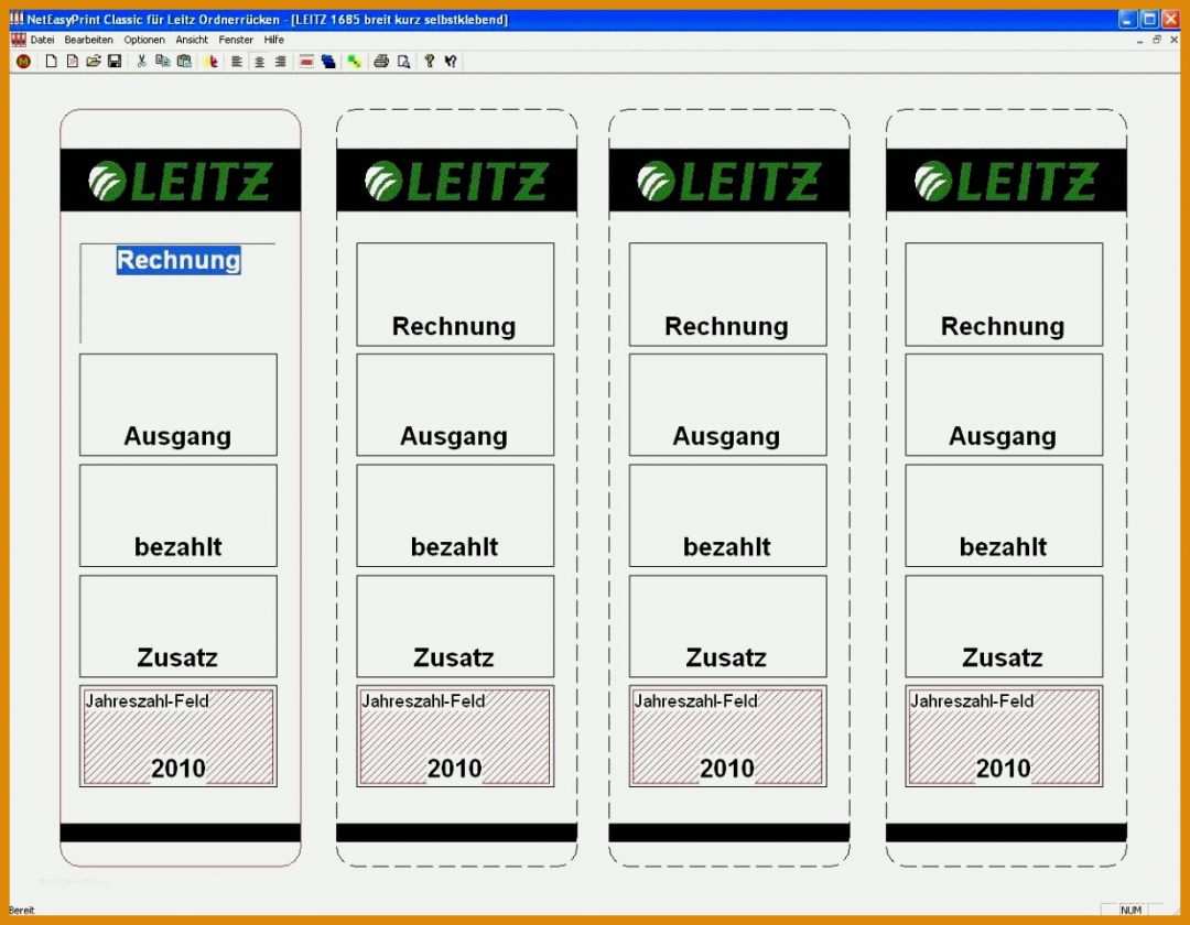 Staffelung Leitz ordnerrücken Vorlage Word Kostenlos 1236x961