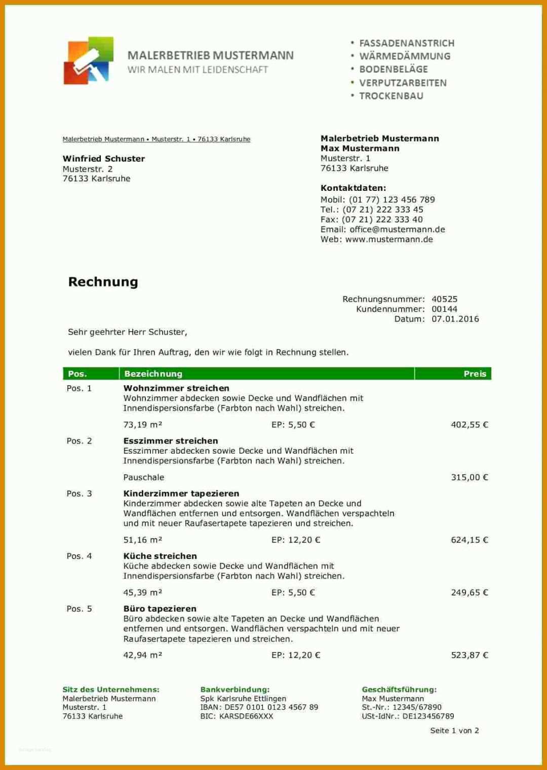 Empfohlen Rechnung Privatverkauf Vorlage 1215x1711