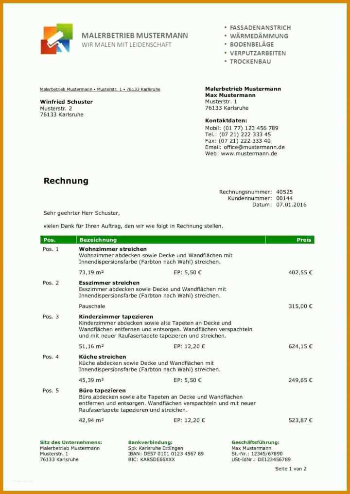 Moderne Rechnung Privatverkauf Vorlage 1215x1711