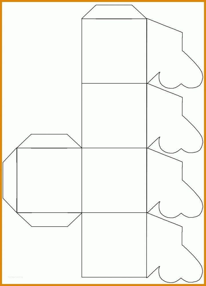 Hervorragend Schachtel Basteln Vorlage Zum Ausdrucken 1030x1434