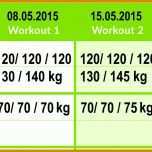 Beeindruckend Trainingsplan Leere Vorlage 3420x607