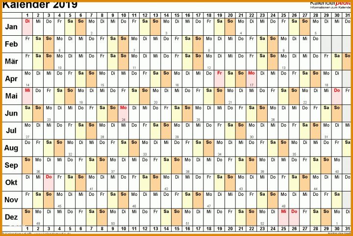 Hervorragen Kalender 2019 Vorlage 1588x1064