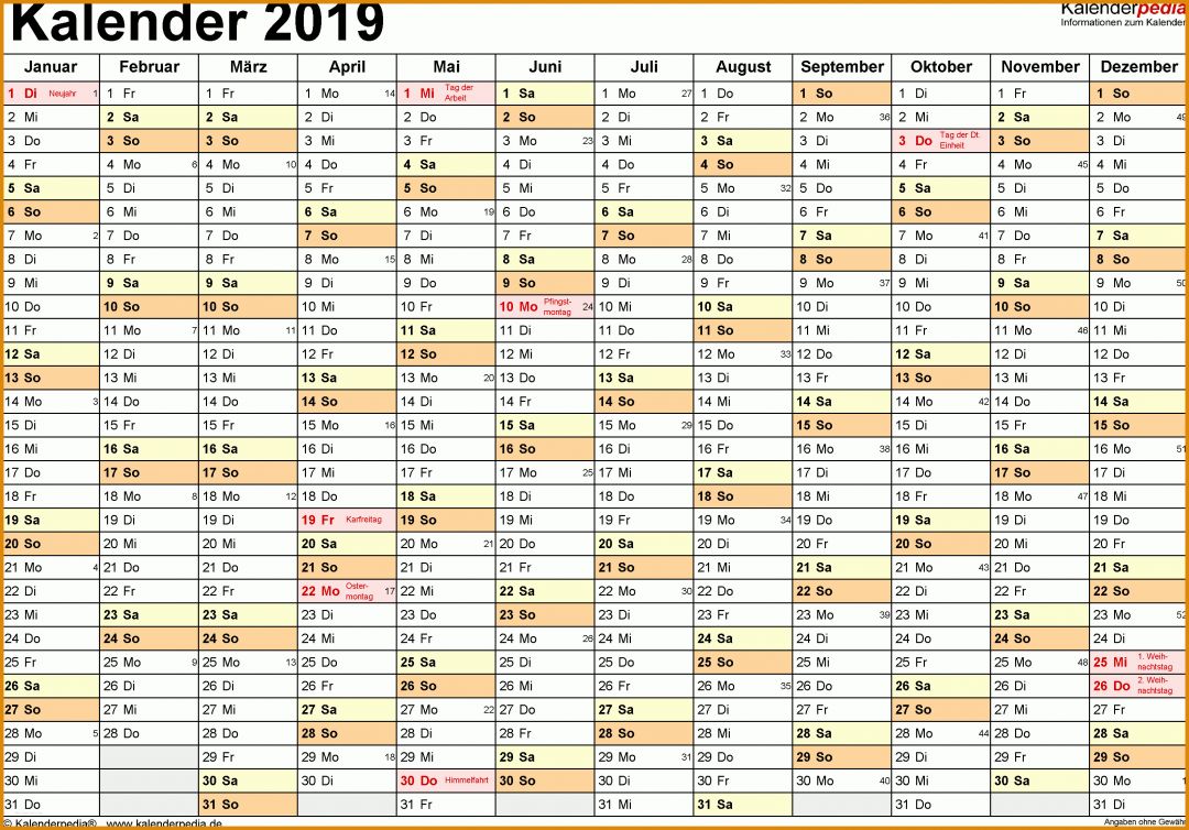 Schockieren Kalender 2019 Vorlage 3159x2206