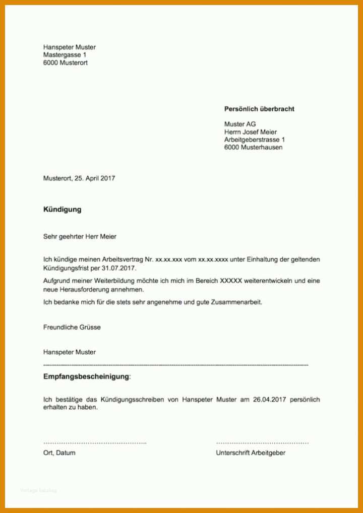 Schockieren Kündigungsschreiben Arbeitnehmer Vorlage Kostenlos 724x1024