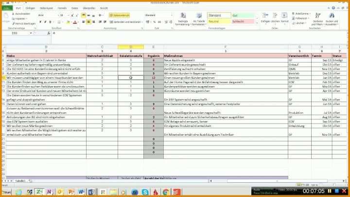 Einzigartig Risikobeurteilung Vorlage Excel 1920x1080