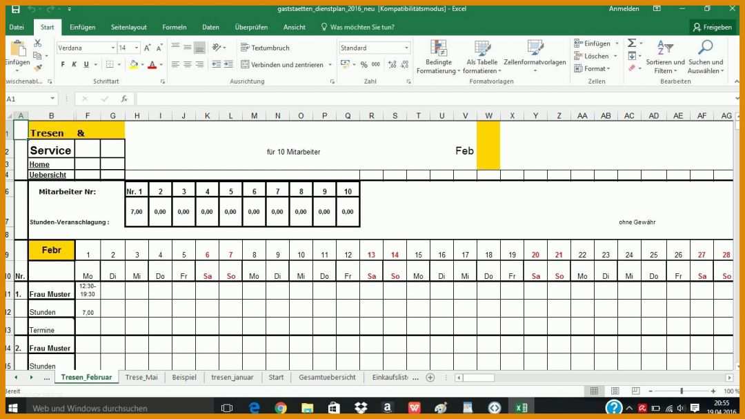 Tolle Vorlagen Excel Kostenlos 1366x768