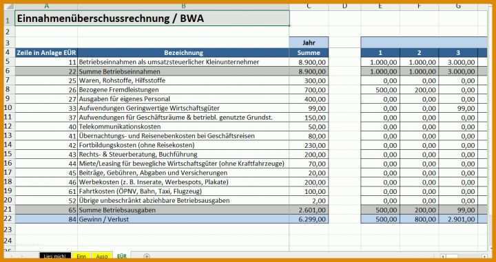 Faszinieren Buchhaltung Kleingewerbe Excel Vorlage 1287x681