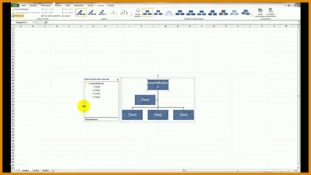 Wunderbar organigramm Erstellen Excel Vorlage Kostenlos 1280x720