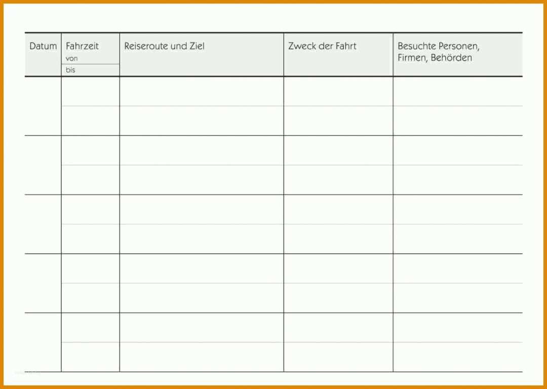 Unvergleichlich Fahrtenbuch Vorlage Für Finanzamt 1516x1078