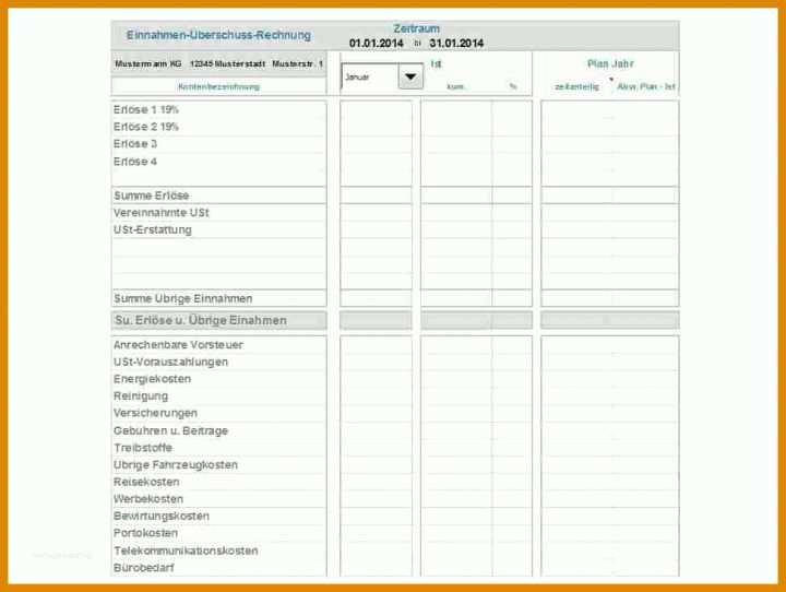 Einzigartig Einnahme überschuss Rechnung Vorlage 970x730