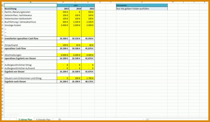 5 Why Vorlage Excel Kostenlos Excel Vorlage Rentabilitaetsplanung