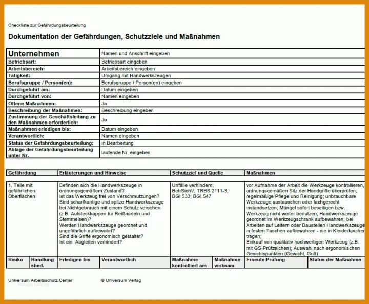 Unvergleichlich Gefährdungsbeurteilung Aufzugsanlagen Vorlage 850x700