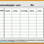 Beeindruckend Medikamentenplan Vorlage 720x540