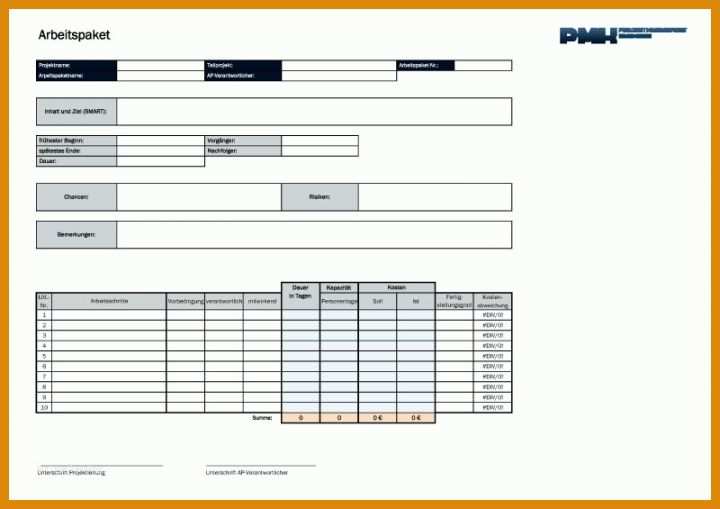 Beeindruckend Projektmanagement Handbuch Vorlage 800x565