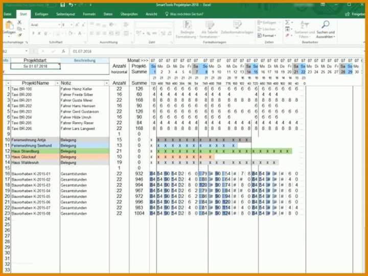 Projektplan Excel Vorlage 2018 Smarttools Excel Projektplan 2018