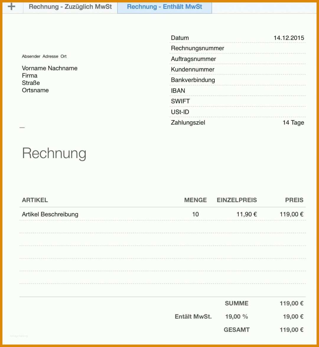 Beste Quittung Privatverkauf Vorlage Ohne Mehrwertsteuer 1306x1418
