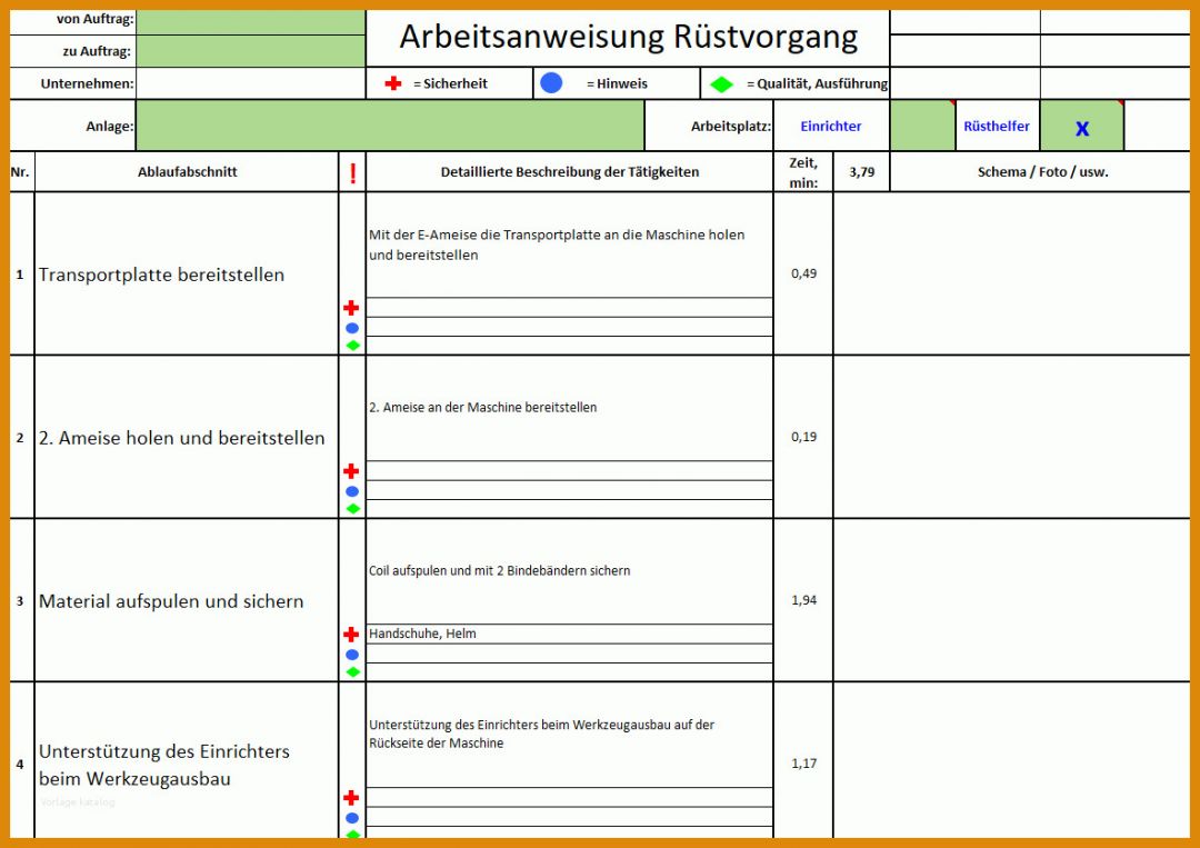 Toll Vorlage Arbeitsanweisung 1184x836