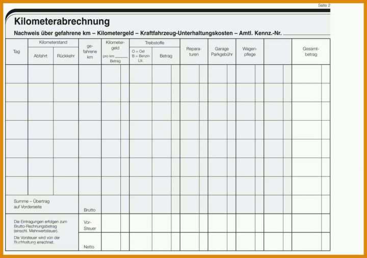 Spezialisiert Km Geld Abrechnung Vorlage 1135x800