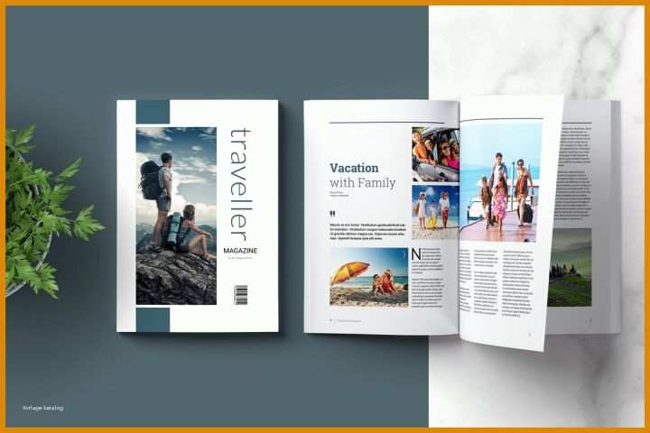 Modisch Magazin Vorlage Indesign 1170x780