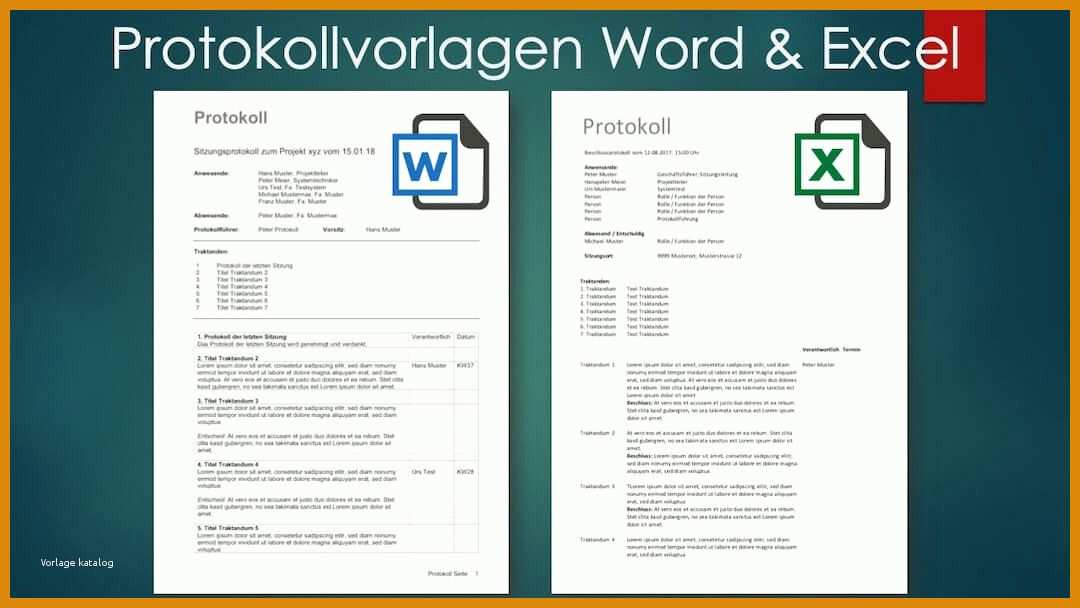 Ausgezeichnet Protokoll Vorlage Word 1080x608