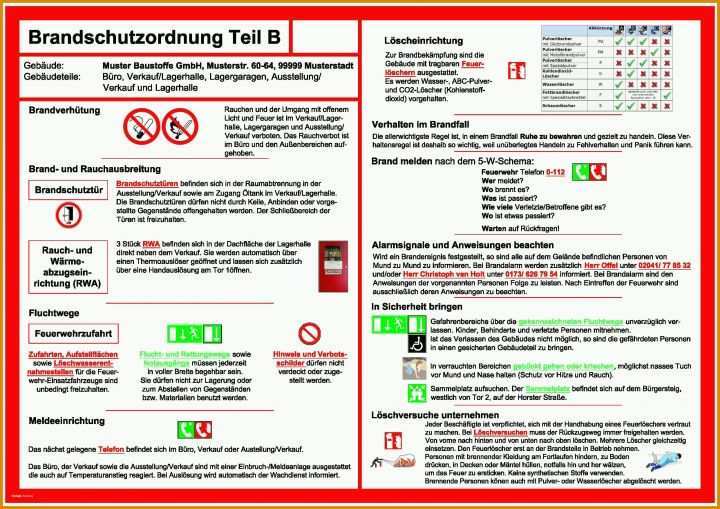 Faszinierend Brandschutzordnung Vorlage Word 2482x1755