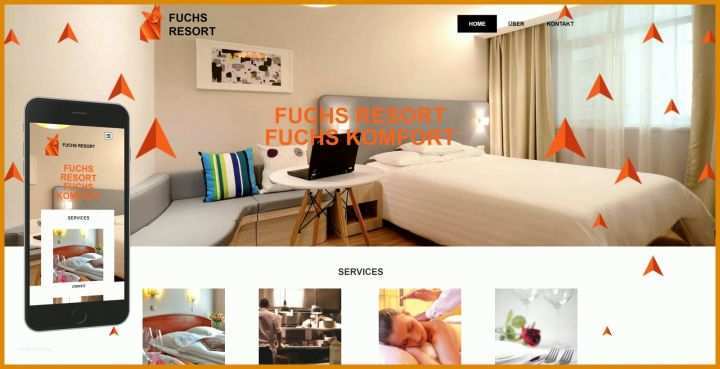 Angepasst Hotel Homepage Vorlagen 1600x821