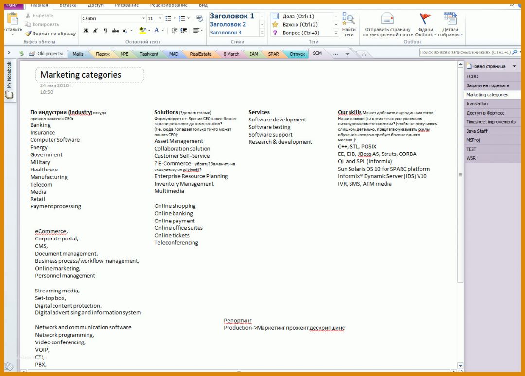 Toll Kanban Board Onenote Vorlage 1269x910