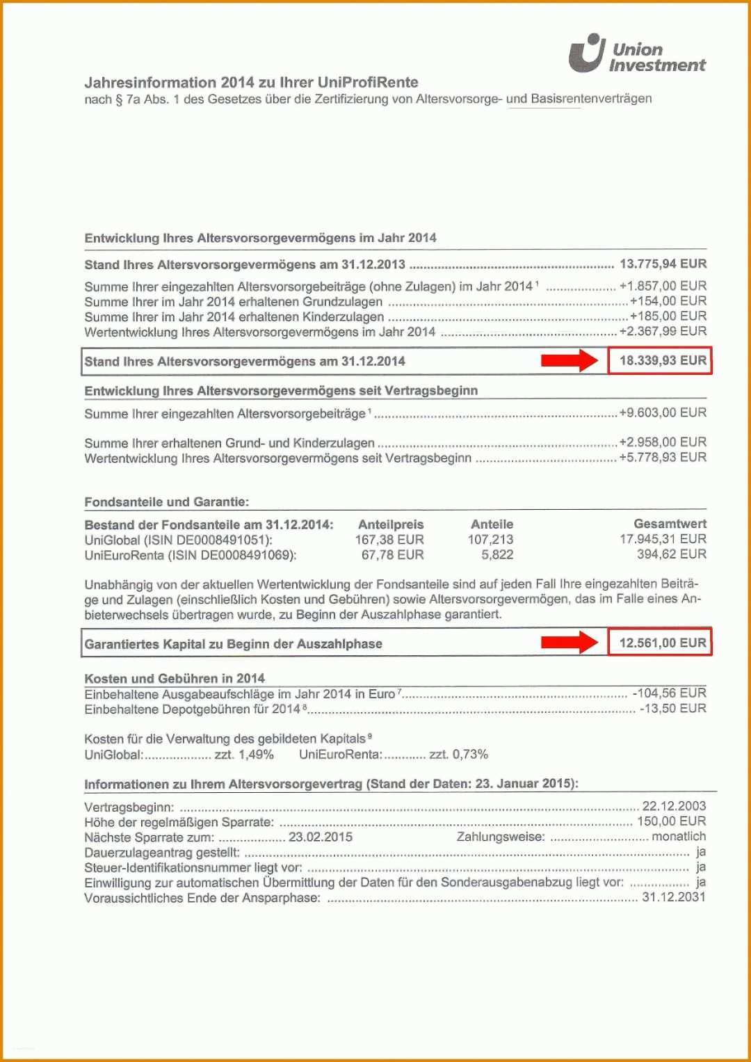 Unglaublich Riester Rente Kündigen Vorlage 2479x3504