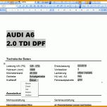 Ausnahmsweise Beschreibung Autoverkauf Vorlage 1033x871