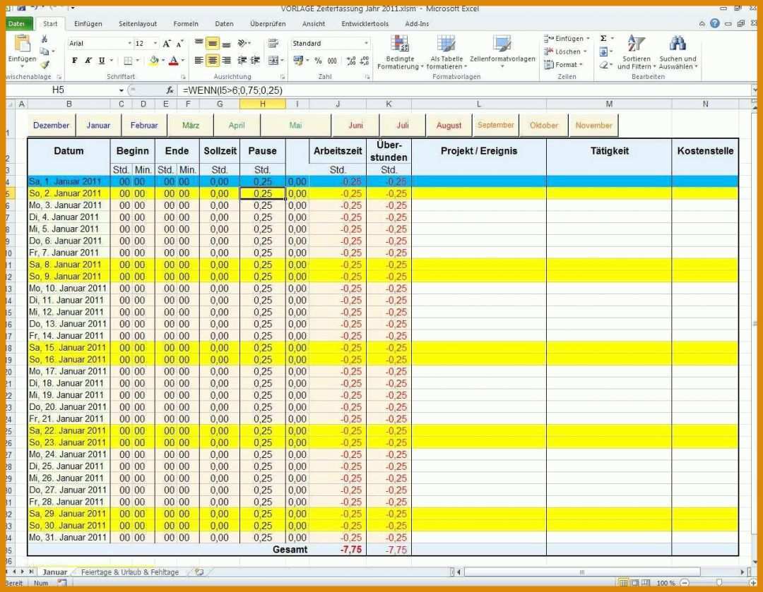 Fantastisch Excel Arbeitsstunden Berechnen Vorlage 1284x998