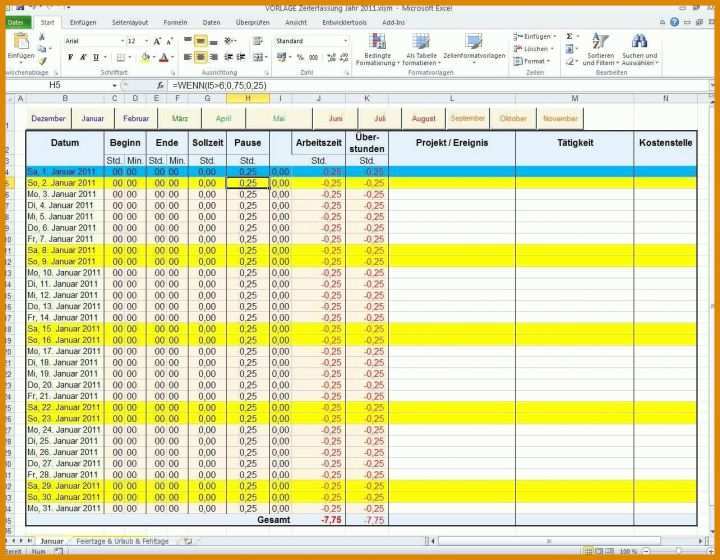 Original Excel Arbeitsstunden Berechnen Vorlage 1284x998