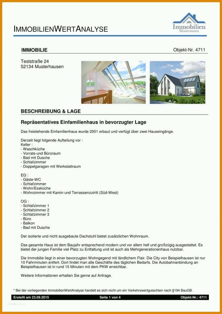 Am Beliebtesten Expose Immobilien Vorlage Word Kostenlos 1000x1414