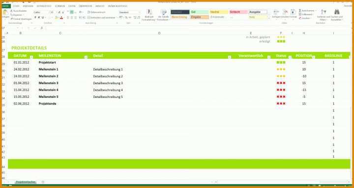 Ausnahmsweise Meilensteinplan Excel Vorlage 1920x1023