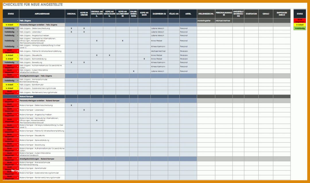 Fabelhaft Excel Checkliste Vorlage 1123x666