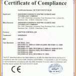 Einzigartig Certificate Of Compliance Vorlage 1168x1648