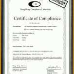 Großartig Certificate Of Compliance Vorlage 900x1275
