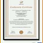 Einzahl Certificate Of Compliance Vorlage 730x992